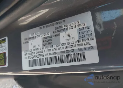 2010 Mazda Mazda5 Sport из США, поврежденный, VIN JM1CR2W37A0376289